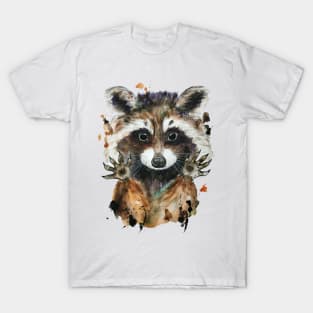 Raccoon watercolor T-Shirt